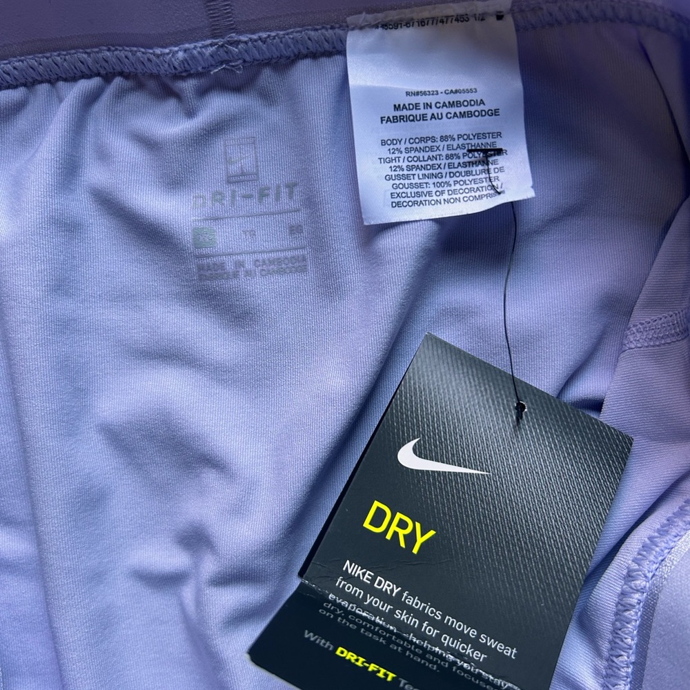 Nike Lavender Tennis Skirt - Picture 4 of 5
